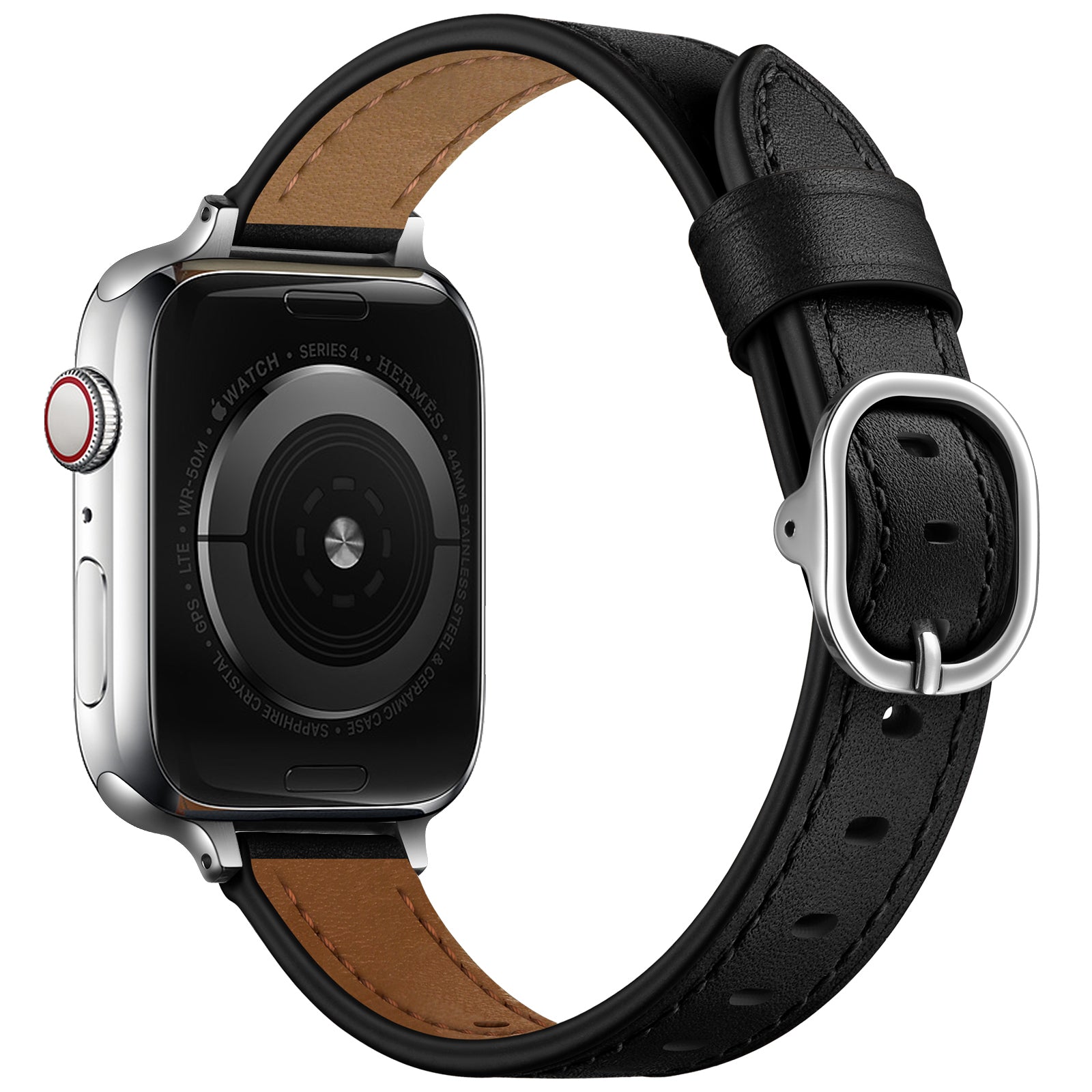 Genuine Leather Metal Buckle Watch Band Strap for Apple Watch Ultra 49mm Ultra 2 49mm Series 9 45mm SE (2023) 44mm Series 8 45mm 7 45mm Watch Series 6 5 4 SE 44mm SE (2022) 44mm Series 3 2 1 42mm Genuine Leather Metal Buckle Watch Band Strap for Apple Watch Ultra 49mm Ultra 2 49mm Series 9 45mm SE (2023) 44mm Series 8 45mm 7 45mm Watch Series 6 5 4 SE 44mm SE (2022) 44mm Series 3 2 1 42mm